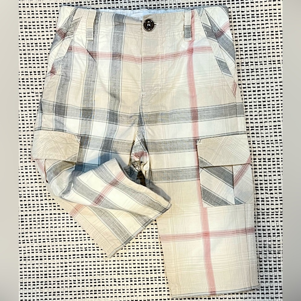 Burberry baby pants, size 9 months.
